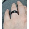 Ocelové snubní prsteny černé - pár