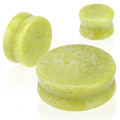 Plug kámen Nefrit (22 mm)