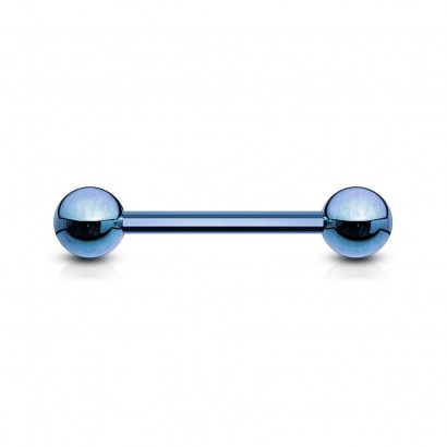 Piercing do jazyka barevný (tmavě modrý)