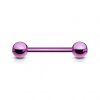 Piercing do jazyka barevný (fialový)