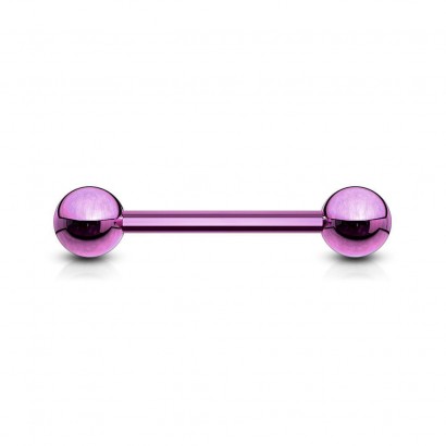 Piercing do jazyka barevný (fialový)