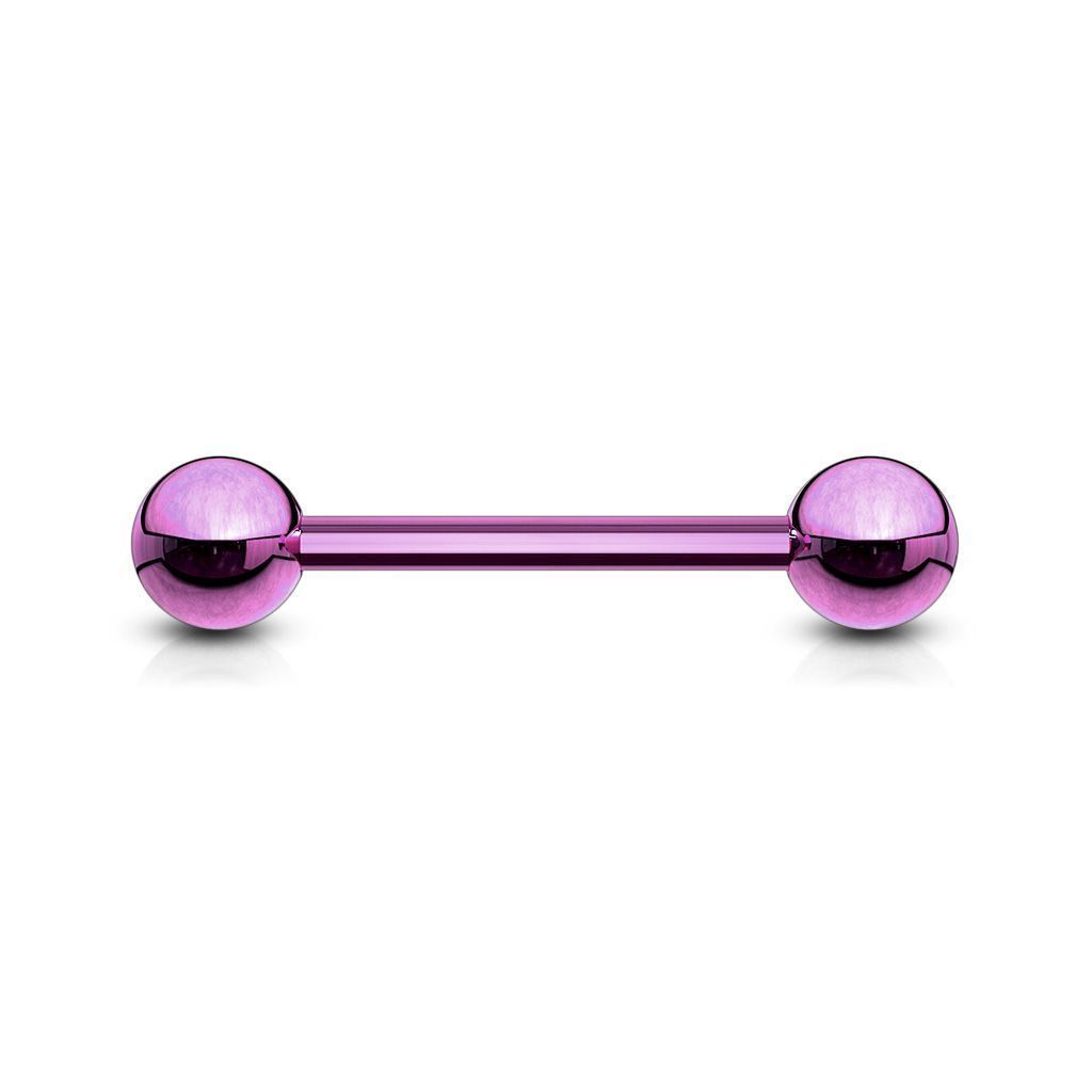 Piercing do jazyka barevný (fialový)