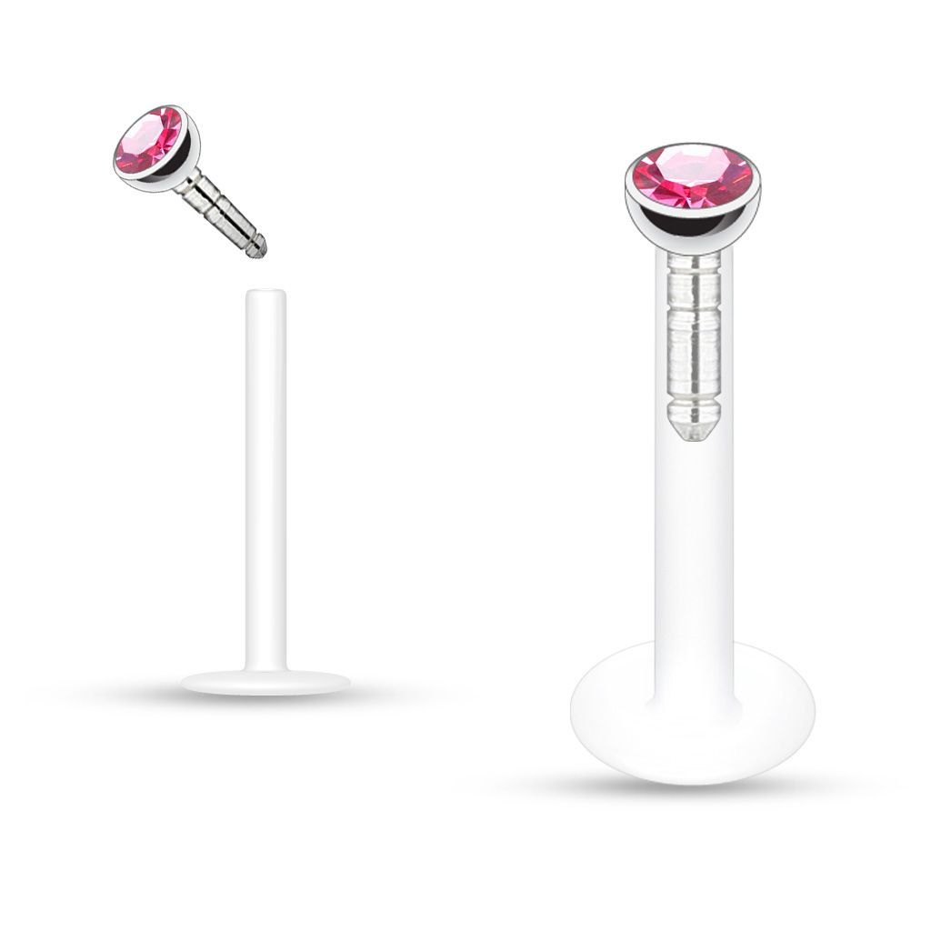 Levně Labreta BioFlex, zirkon 2 mm (růžová) - LB01034-P