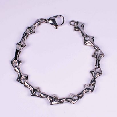 Unisex punk náramek chirurgická ocel