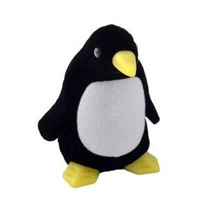 Dárková krabička semiš - tučňák