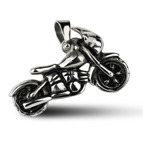 S4U Ocelový přívěsek - motorka - OPP1001