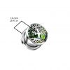 Plug do ucha s glitry - strom života (8 mm)
