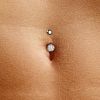 PUSH IN piercingu do pupíku TITAN (fialová)