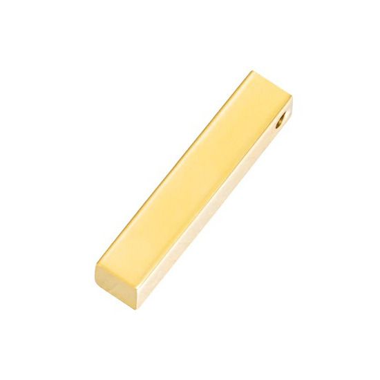 S4U Zlaceý ocelový přívěsek - hranolek - OK1458-GD