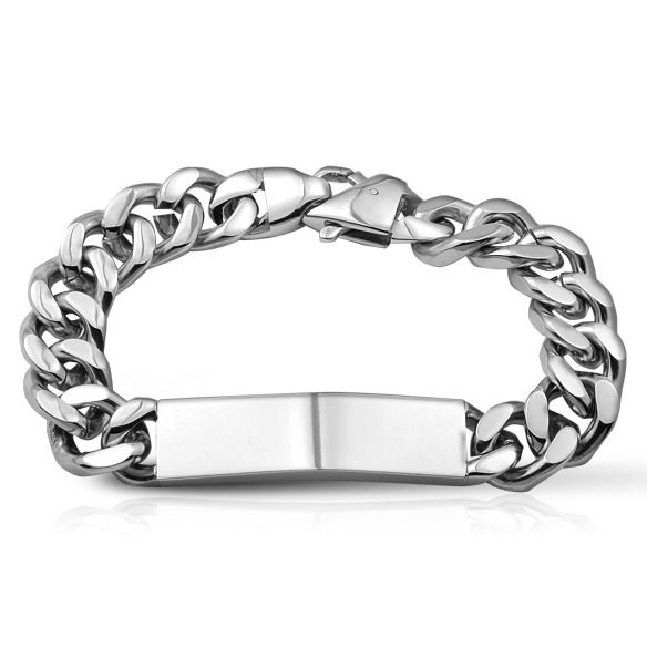 S4U Pánský ocelový náramek, š. 12 mm - OPA2023