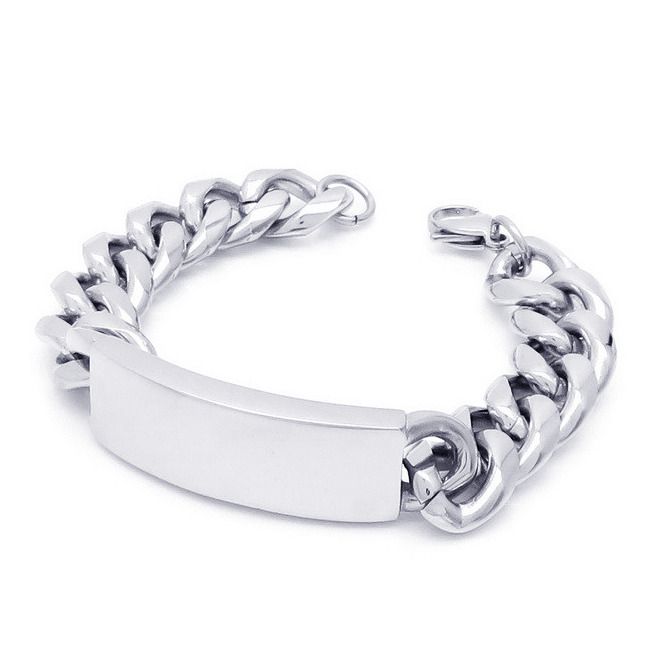 S4U Pánský ocelový náramek, š. 15 mm - OPA1760