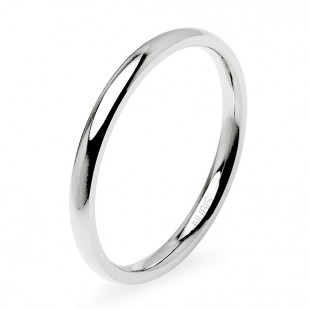 Ocelový prsten šíře 2 mm