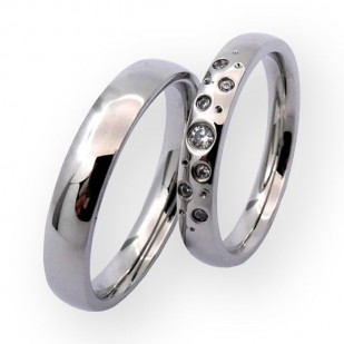 NSS3018-ZR Snubní ocelový prsten šíře 3 mm