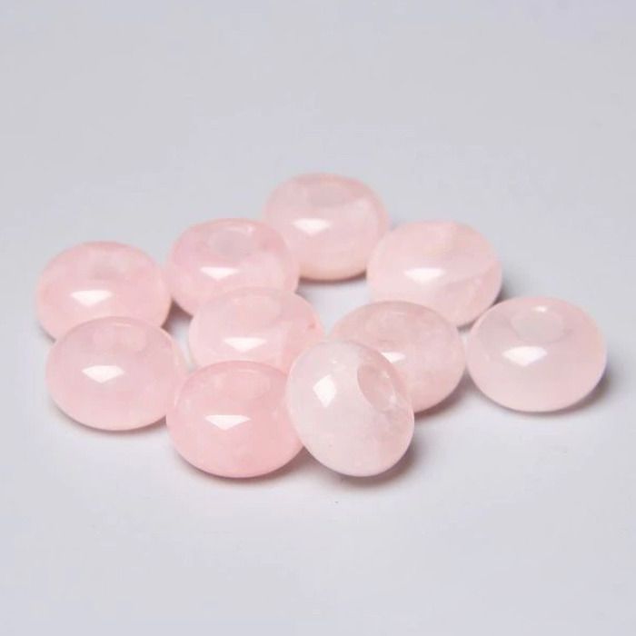 S4U Navlékací korálek Rondelle Růženín - RD1012