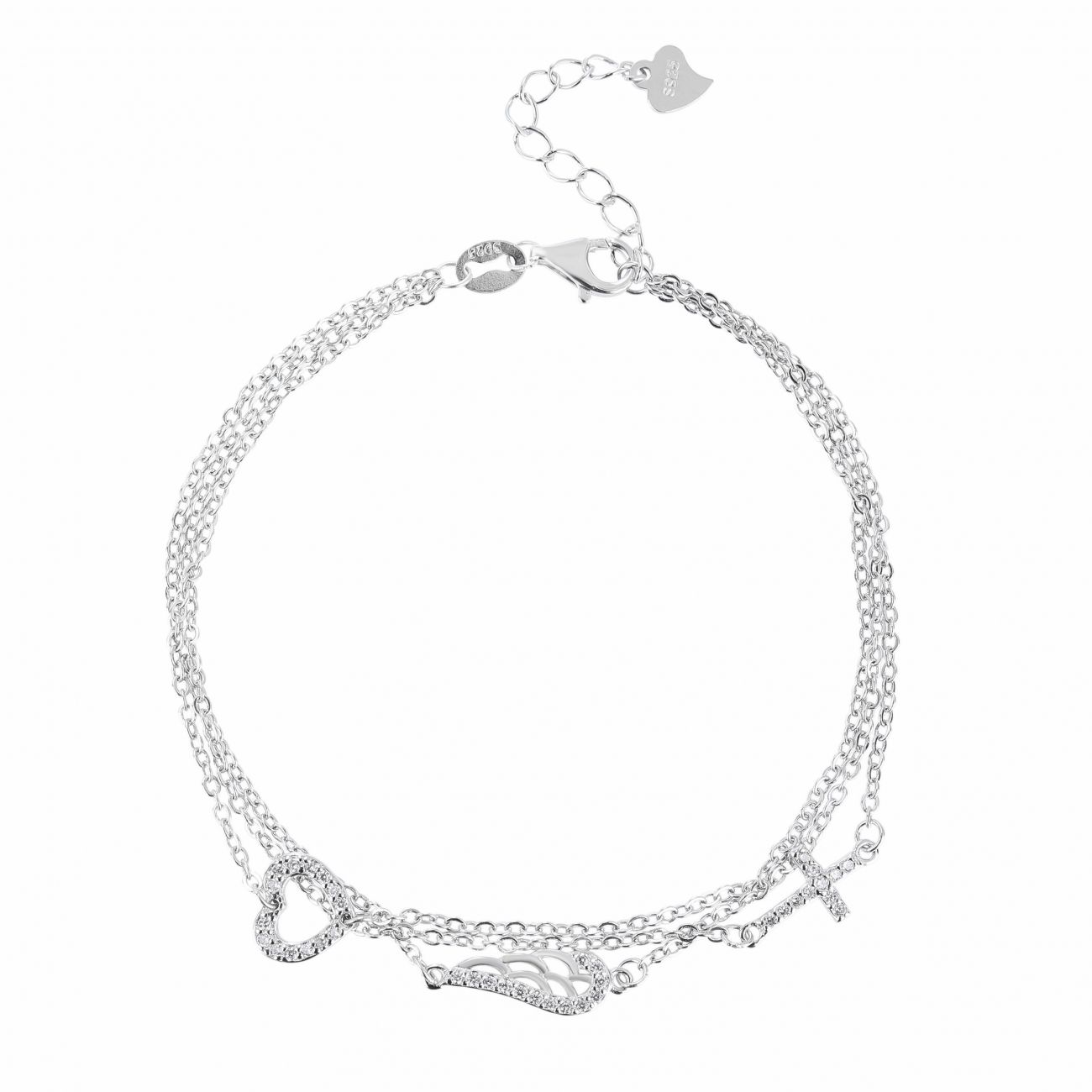 NUBIS Dámský stříbrný náramek - NB-1154