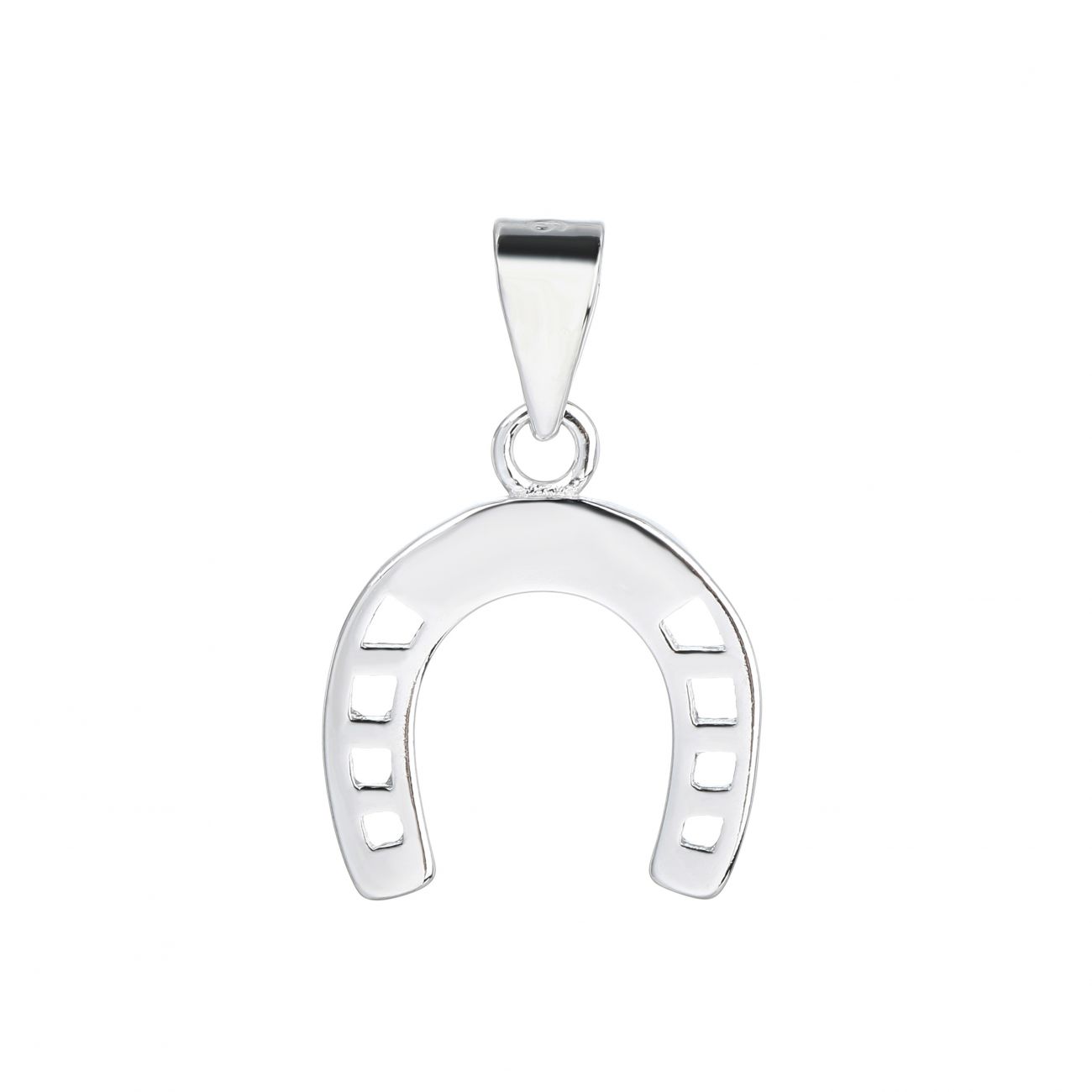 NUBIS Stříbrný přívěsek podkova - NB-4301