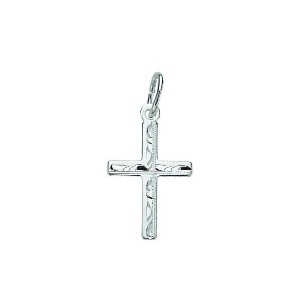 Stříbrný přívěsek - kříž - ZB31200
