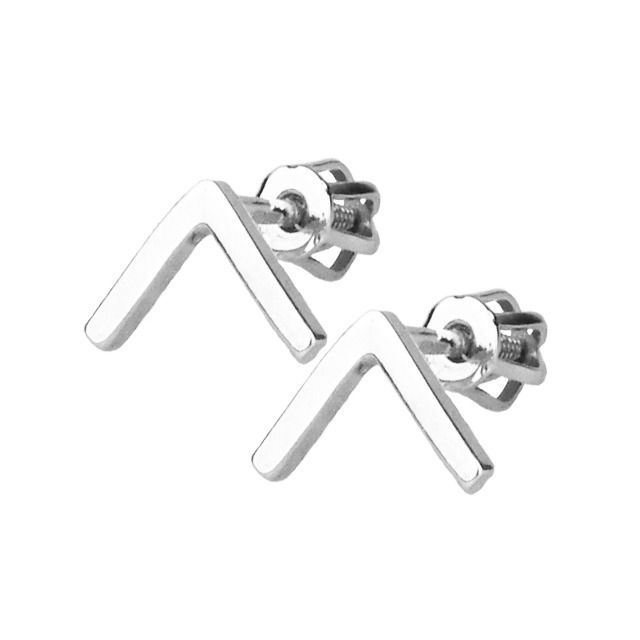 S4U Stříbrné náušnice stříška - ZB23541