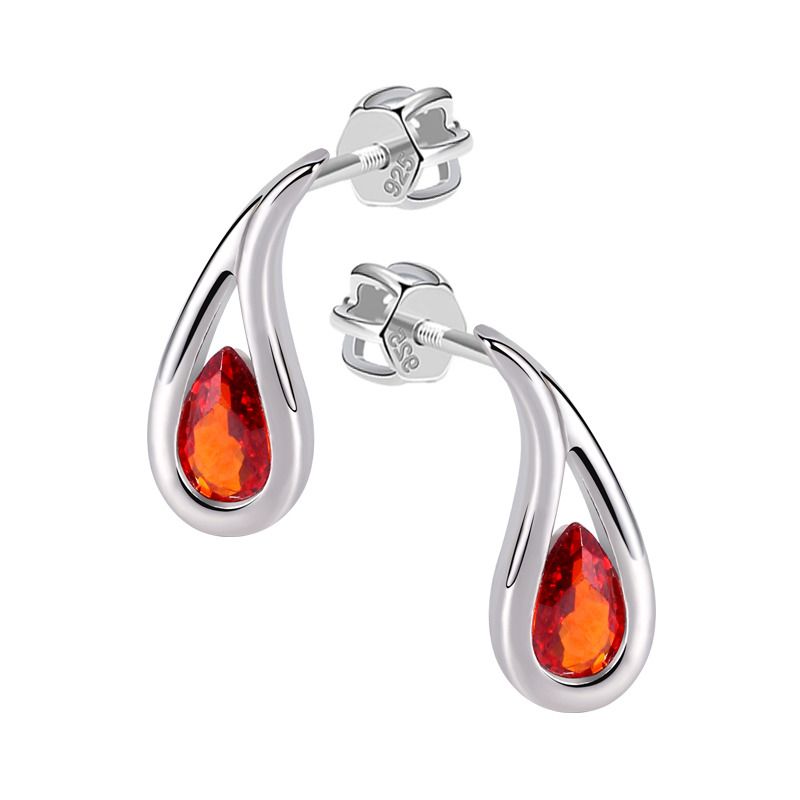 NUBIS Stříbrné šroubovací náušnice - NB-3763