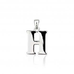 Stříbrný přívěsek iniciála - písmeno H