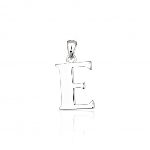 Stříbrný přívěsek iniciála - písmeno E
