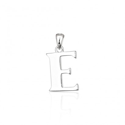 Stříbrný přívěsek iniciála - písmeno E