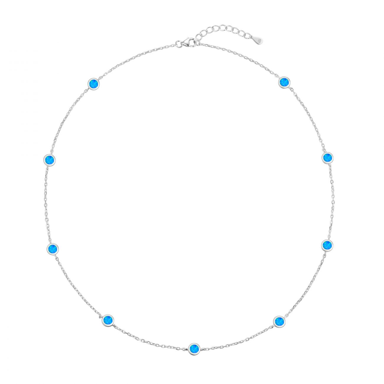 NUBIS Stříbrný náhrdelník s opálem - NB916-OP05