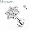 Piercing do brady / ucha TITAN (1,2 x 8 mm)