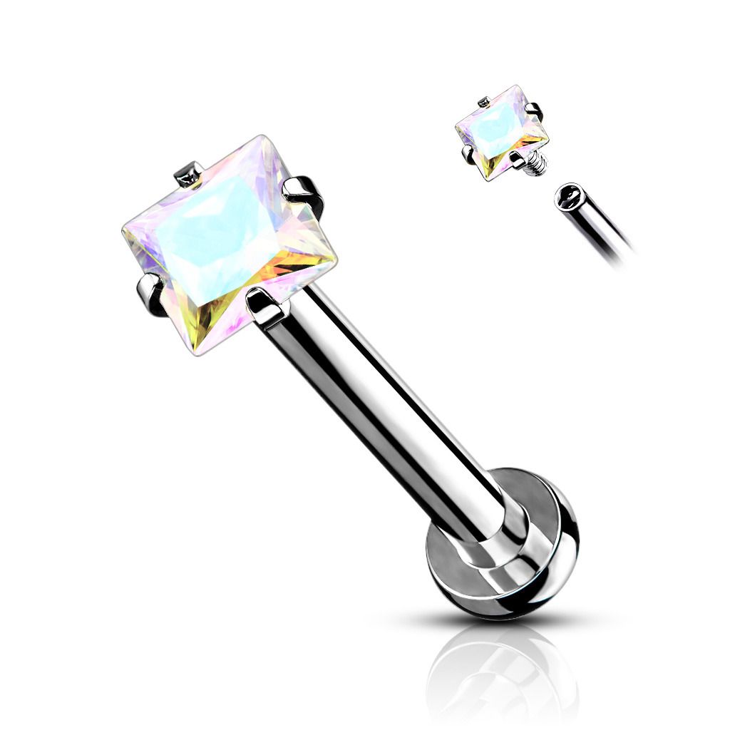 Levně S4U Piercing do brady labreta / cartilge (1,2 x 6 mm) - LB1093AB-1206