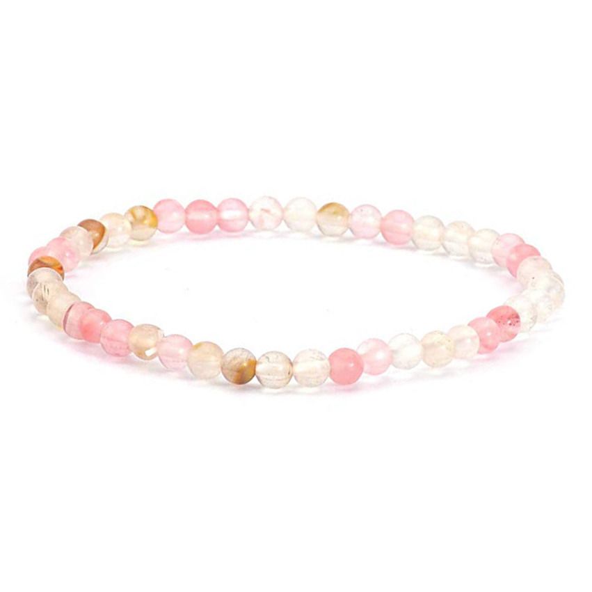 Levně NUBIS Korálkový náramek Watermelone quartz - KN361