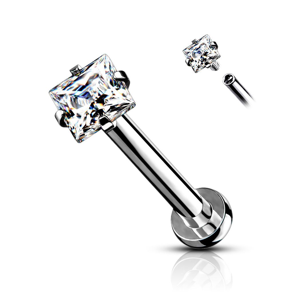 Levně S4U Piercing do brady labreta / cartilge (1,2 x 6 mm) - LB1093C-1206