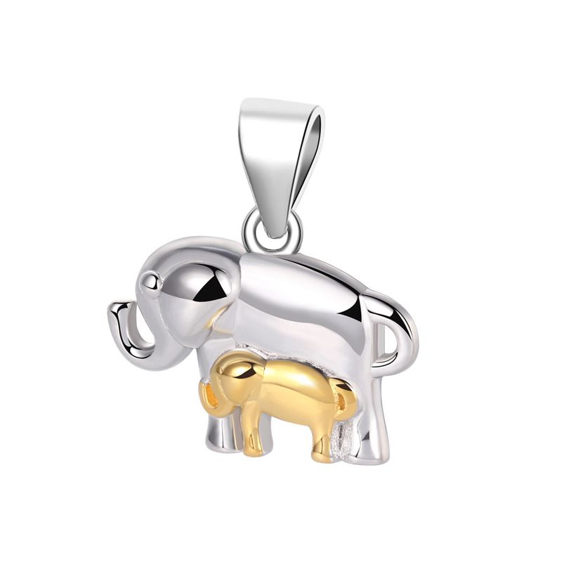 NUBIS Stříbrný přívěsek - slon - NB-4320