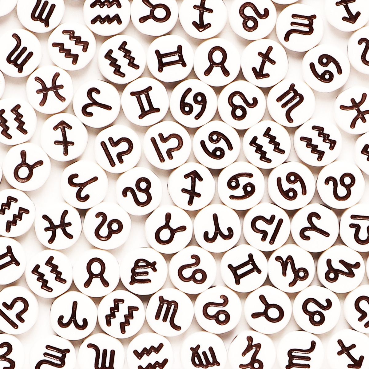 S4U Plastový korálek - znamení (štír) - PK016-10