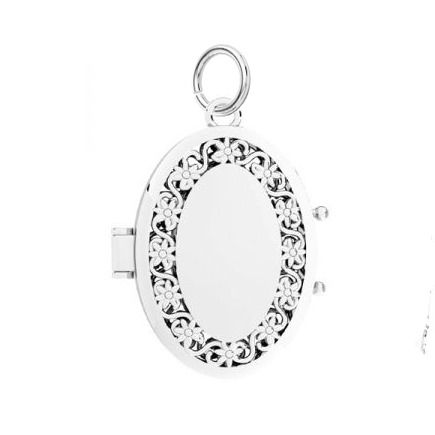 S4U Stříbrný otevírací medajlonek ovál - NB-4323