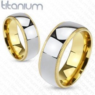 Snubní prsteny titan 1 pár HWRTM1011