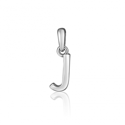 Stříbrný přívěsek iniciála písmeno J