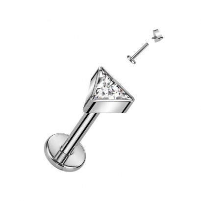 Piercing do brady - labreta TITAN trojúhelník