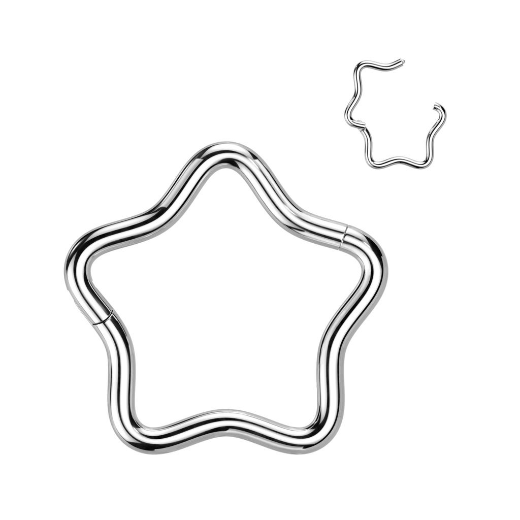 Levně Piercing septum / helix / cartilage TITAN (1,2 x 10 mm) - TIT1255-1210