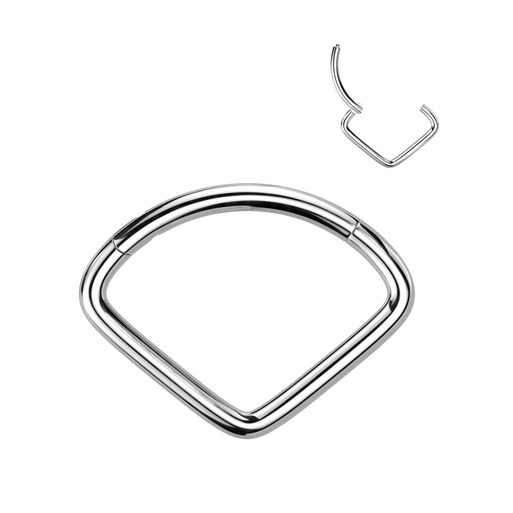 Levně Piercing septum / helix / cartilage TITAN (1,2 x 8 mm) - TIT1253-1208
