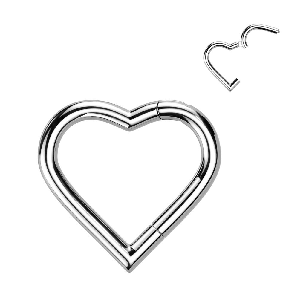 Levně Piercing septum / helix / cartilage TITAN (1,2 x 8 mm) - TIT1256-1208