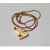 Náhrdelník - pamětní přívěsek, pietní přívěsek, přívěsek na popel srdíčko v srdci gold