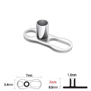 Levně S4U Microdermal base - kotva 1,6 mm (výška závitu 2 mm) - MD01016-020