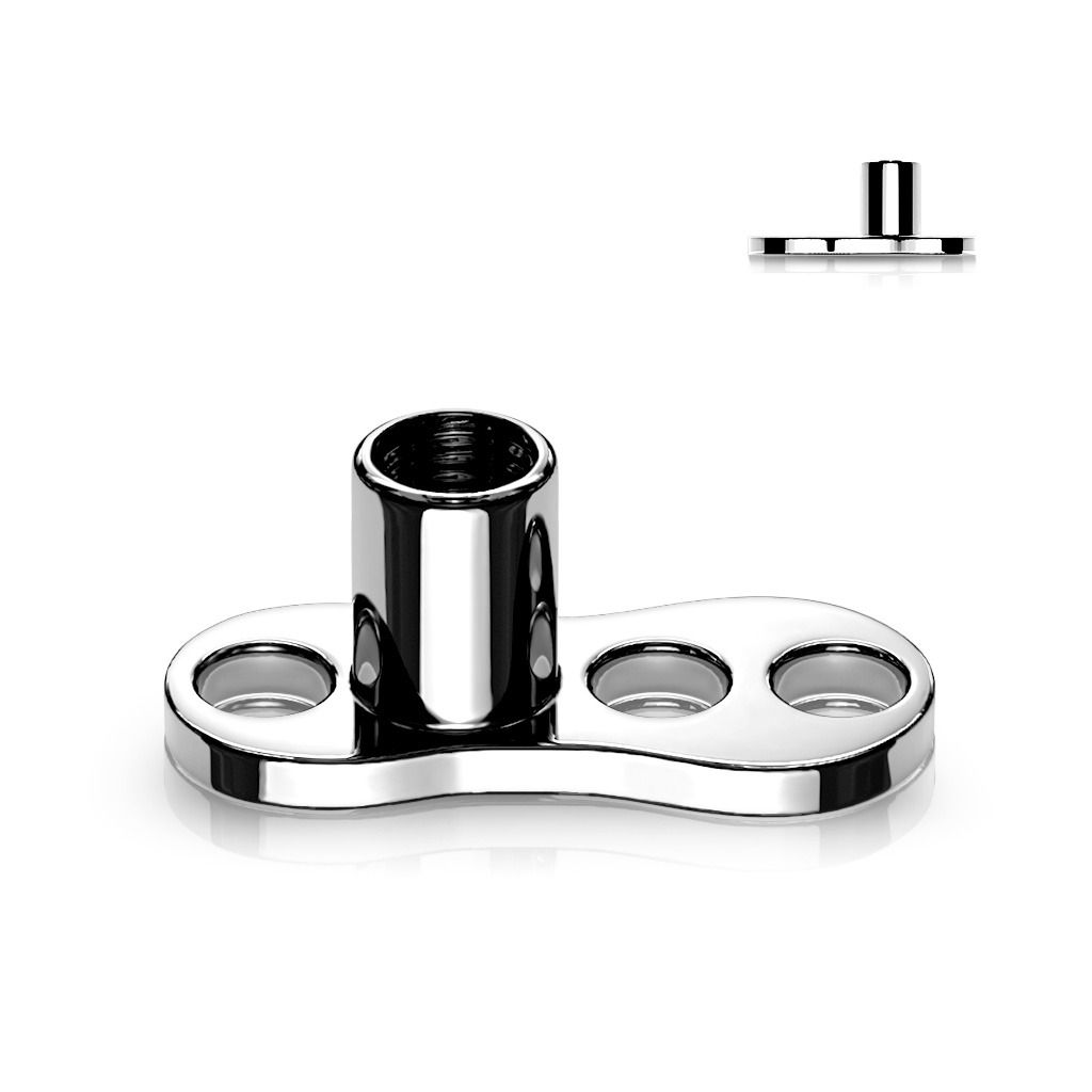 S4U Microdermal base - kotva, závit 1,2 mm (výška závitu 3 mm) - MD026-1203