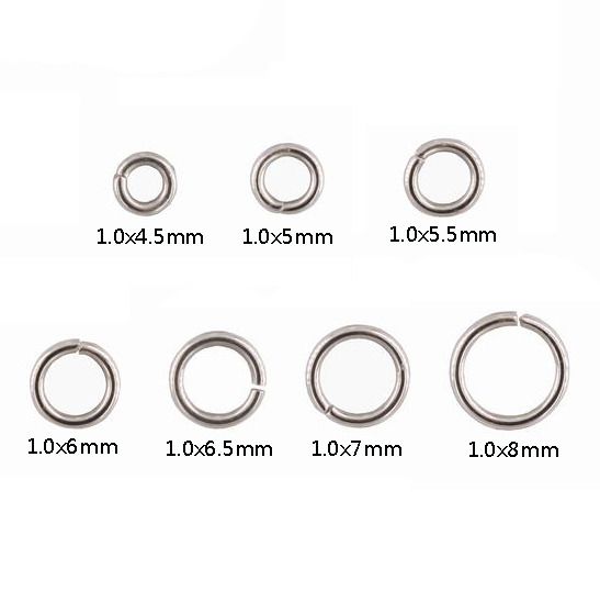 S4U Ocelový kroužek tl. 1,0 mm (5 mm) - OK1484-1005