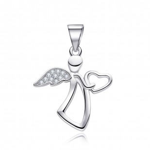 Stříbrný přívěsek andělíček