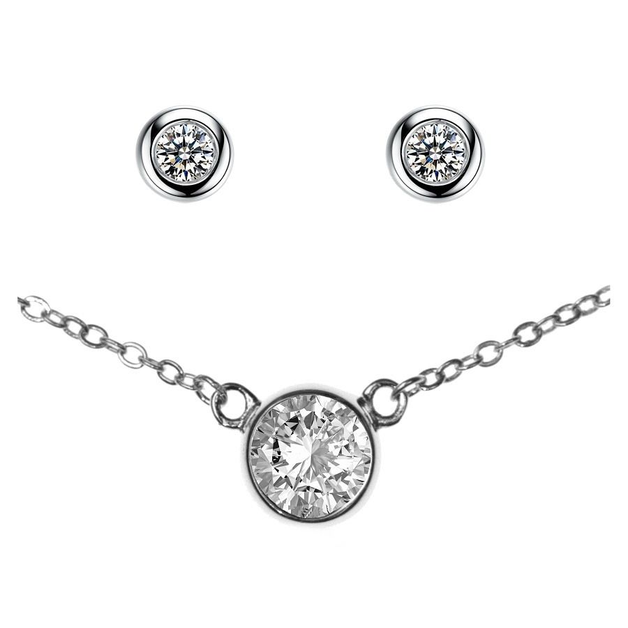 Stříbrná souprava šperků - ZB8513