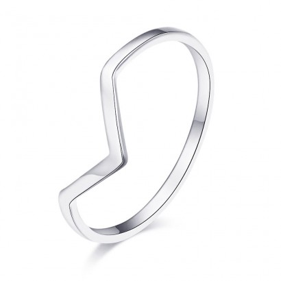 Ocelový prsten šipka (50)