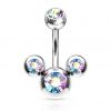 Piercing do pupíku - banánek mickey čirý