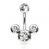 Piercing do pupíku - banánek mickey čirý