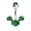 Piercing do pupíku - banánek mickey čirý
